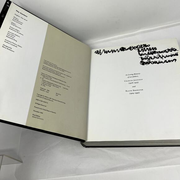 The Century by Peter Jennings & Todd Brewster Hardcover 1998 Historical Book - Picture 3 of 15